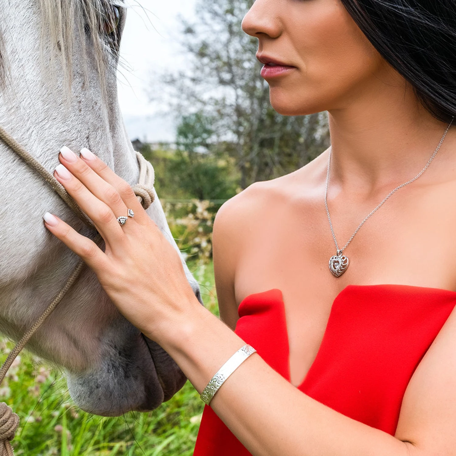 Montana Silversmiths Open Heart Ring 2 Montana Silversmiths Open Heart Ring - Image 2