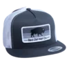 Red Dirt Stoney Buffalo Charcoal & White Cap