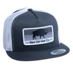 Red Dirt Stoney Buffalo Charcoal & White Cap