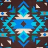 Wyoming Traders Brown And Blue Southwest Wild Rag